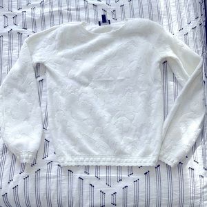 The Limited cream sweater XS